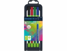 Schneider Line-up Fineline 0,4 mm 4 kusy ve stojanu Mix barev (SR191094)