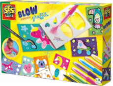 SES Malování graffiti pomocí foukání