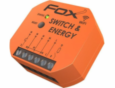 F&F Jednoduché relé s ovládáním síťových parametrů Switch&ampEnergy Wi-R1S1-P