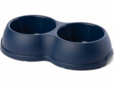 Barry King Double plastová miska pro psy a kočky L, 1,2L, tmavě modrá, 35x20cm, Barry King Double plastová miska pro psy a kočky L, 1,2L, tmavě modrá, 35x20cm,