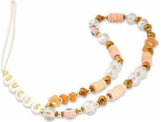 GUESS Guess přívěsek GUSTBOHP Phone Strap hnědý/hnědý Beads Bohemia