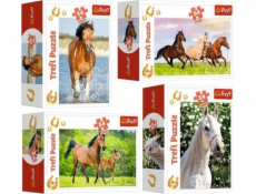Trefl Puzzle 54 dílků Mini Horse World 19724, 19725, 19726, 19727 (54193) Trefl