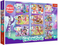 Trefl Puzzle Set 10v1 Mega Pack Enchantimals 329 dílků