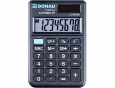 Kalkulačka Donau Kapesní kalkulačka DONAU TECH, 8místná. displej, rozměry 90x60x11 mm, černá