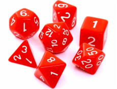 Rebel RPG sada kostek, matně červená (106187)