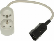 Napájecí kabel IEC320/GS ADAPTÉR
