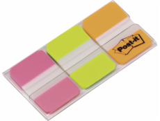 Post-it Samolepící popisovač 25x38mm, silný, 3x22 listů, mix barev