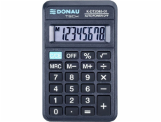 Kalkulačka Donau Kapesní kalkulačka DONAU TECH, 8místná. displej, rozměry 114x69x18 mm, černá