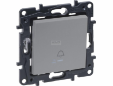 Legrand Legrand Niloe Step 863310 zvonkové tlačítko, podsvícený hliník