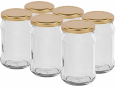 Sklenice zavařovací 300 ml 6 ks s víčkem