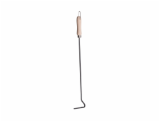 Háček krbový 50 cm lakovaný s dřevěnou rukojetí