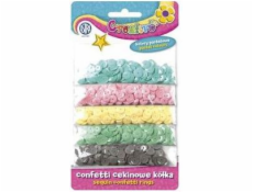 Pastelové flitrové prsteny Astra Confetti