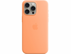 iPhone 15 ProMax Silicone Case MS - Orange Sorbet