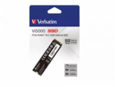 VERBATIM SSD Vi5000 Internal PCIe NVMe M.2 SSD 512GB , W2500/ R 5000 MB/s