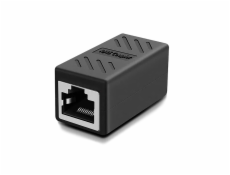 W-star Spojka RJ45 STP CPSTPBK CAT6 přímá, stíněná, černá