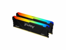 KINGSTON DIMM DDR4 32GB (Kit of 2) 3200MT/s CL16 FURY Beast RGB, XMP