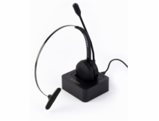 Gembird Sluchátka BTHS-M-01, vhodné pro call centra, mikrofon, Bluetooth, černá
