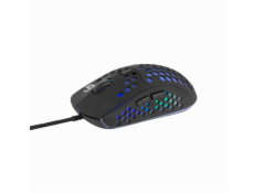 Gembird Myš RAGNAR RX400, podsvícená, 6 tlačítek, 7200DPI, USB, černá