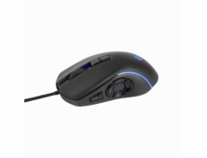 Gembird Myš RAGNAR RX500, podsvícená, 6 tlačítek, 7200DPI, USB, černá