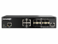 QNAP řízený switch QSW-M3212R-8S4T (4x 10GbE porty + 8x 10G SFP+ porty, poloviční šířka)