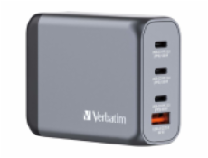 Cestovní adaptér GNC-100, GaN zástrčka, 2xUSB-C PD 100W, 1xUSB-C PD 65W, 1xUSB-A QC 3.0, Verbatim