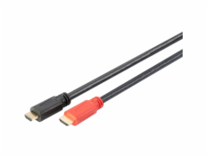 Propojovací kabel HDMI HighSpeed se zesilovačem 1080p 60Hz FHD Typ HDMI A / HDMI AM / M černý 15m