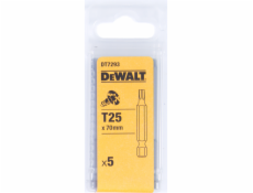 Dewalt Šroubovací bity pro Torx bity T25x70mm 5 ks. - DT7293
