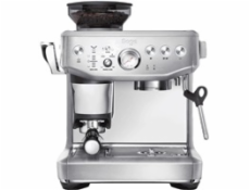 SAGE SES876BSS pákové espresso, 1850 W, vestavěný mlýnek, nahřívání šálků, napařovací tryska, mléčné receptury