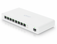 POUŽITÉ - ROZBALENÉ - Ubiquiti UISP Switch - 8x Gbit RJ45 port, 1x SFP port, 8x PoE Out 27V, fanless - Výprodej