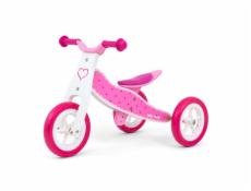 Dětské multifunkční odrážedlo 2v1 Milly Mally Look Hearts