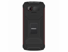 EVOLVEO StrongPhone W4, vodotěsný odolný Dual SIM telefon, černo-červená