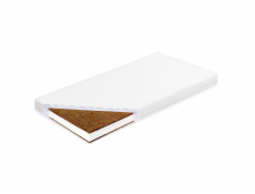 Dětská matrace New Baby STANDARD 120x60x8 cm kokos-molitan-kokos bílá