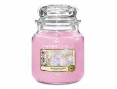 Svíčka ve skleněné dóze Yankee Candle, Polibky sněhové vločky, 410 g