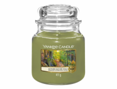 Svíčka ve skleněné dóze Yankee Candle, Podzimní procházka v přírodě, 410 g