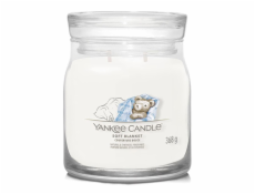 Svíčka ve skleněné dóze Yankee Candle, Jemná přikrývka, 368 g