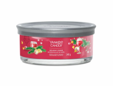 Svíčka ve skleněném válci Yankee Candle, Vánoční veselí, 340 g