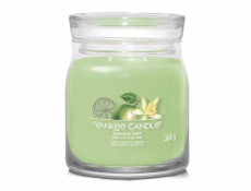 Svíčka ve skleněné dóze Yankee Candle, Vanilka s limetkami, 368 g