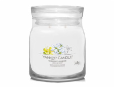 Svíčka ve skleněné dóze Yankee Candle, Půlnoční jasmín, 368 g