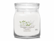 Svíčka ve skleněné dóze Yankee Candle, Bílá gardénie, 368 g