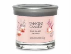 Svíčka ve skleněném válci Yankee Candle, Růžové písky, 122 g