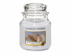 Svíčka ve skleněné dóze Yankee Candle, Podzimní perla, 410 g