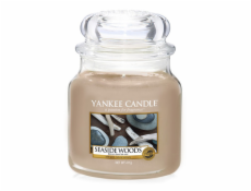 Svíčka ve skleněné dóze Yankee Candle, Přímořská dřeva, 410 g