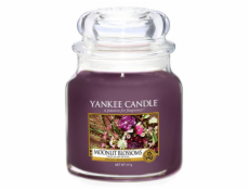 Svíčka ve skleněné dóze Yankee Candle, Květiny ve svitu měsíce, 410 g