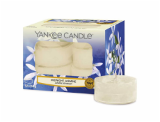 Svíčky čajové Yankee Candle, Půlnoční jasmín, 12 ks