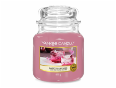 Svíčka ve skleněné dóze Yankee Candle, Sladké švestkové saké, 410 g