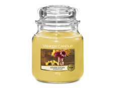 Svíčka ve skleněné dóze Yankee Candle, Zlatý podzim, 410 g