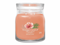 Svíčka ve skleněné dóze Yankee Candle, Tropický vánek, 368 g