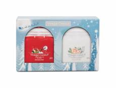 Dárková sada svíček Yankee Candle, Štědrý večer, Bílý smrk a grapefruit, 2 x 368 g, 1738656E