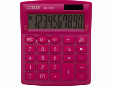 Citizen Calculator Citizen kalkulačka SDC810NRPKE, růžová, stolní, 10 míst, duální napájení