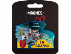 PAN DRAGON Magnet Miluji Polsko Gdaňsk ILP-MAG-A-GD-35